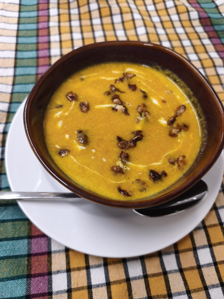 Cremige Kürbissuppe