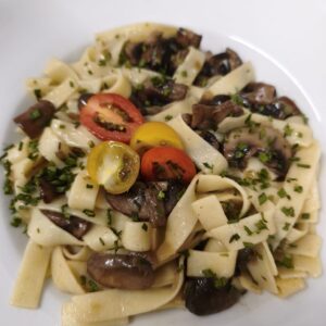 Pasta mit frischen Pilzen